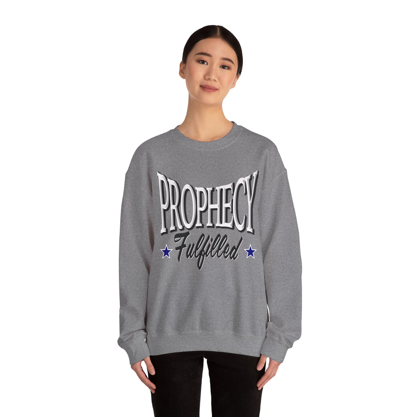 "Prophecy Fulfilled"- Unisex Crewneck Sweatshirt