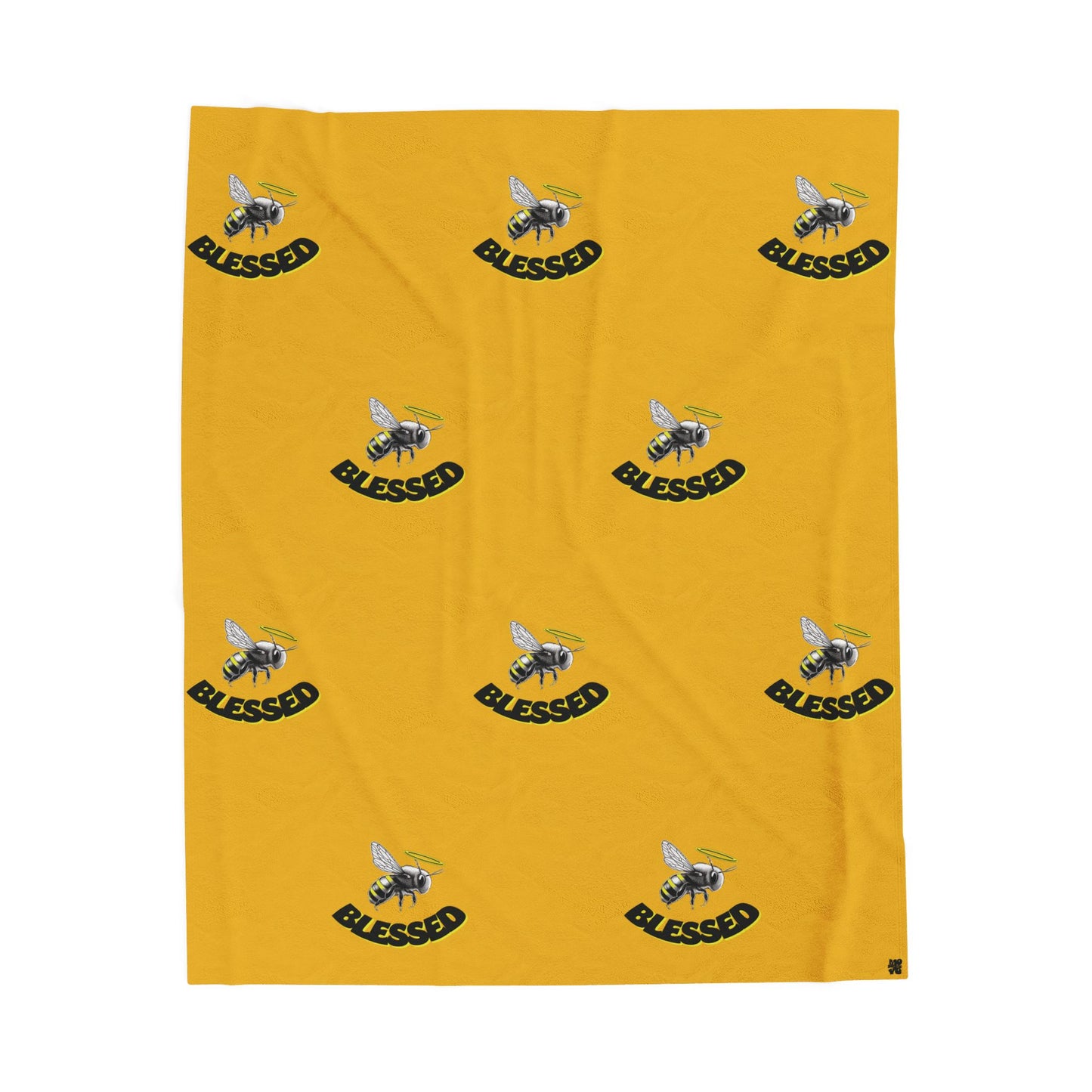 Bee Blessed - Velveteen Blanket