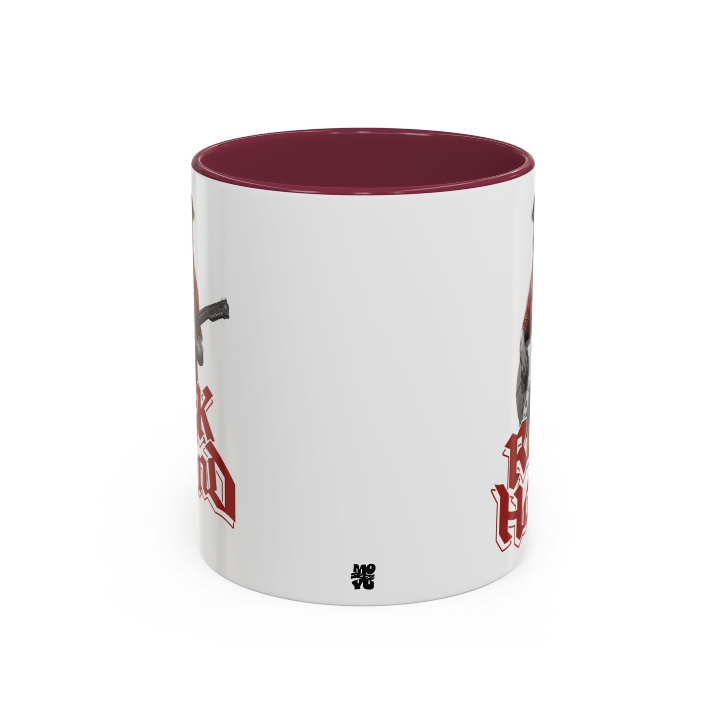 RockHound Dog on Guitar Ceramic Mug 11oz