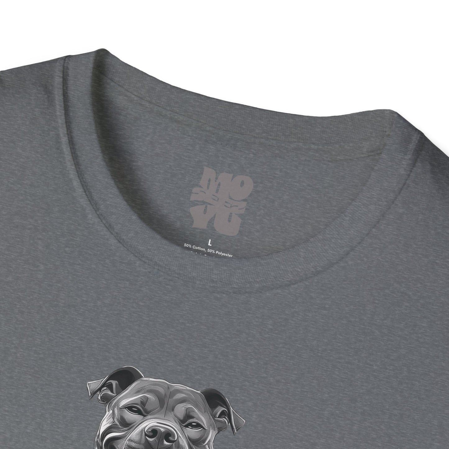 Rock Hound Dog on guitar - Unisex T-Shirt