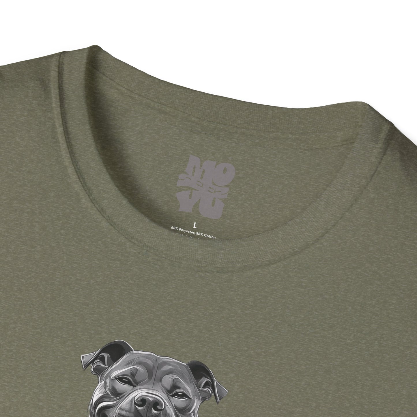 Rock Hound Dog on guitar - Unisex T-Shirt