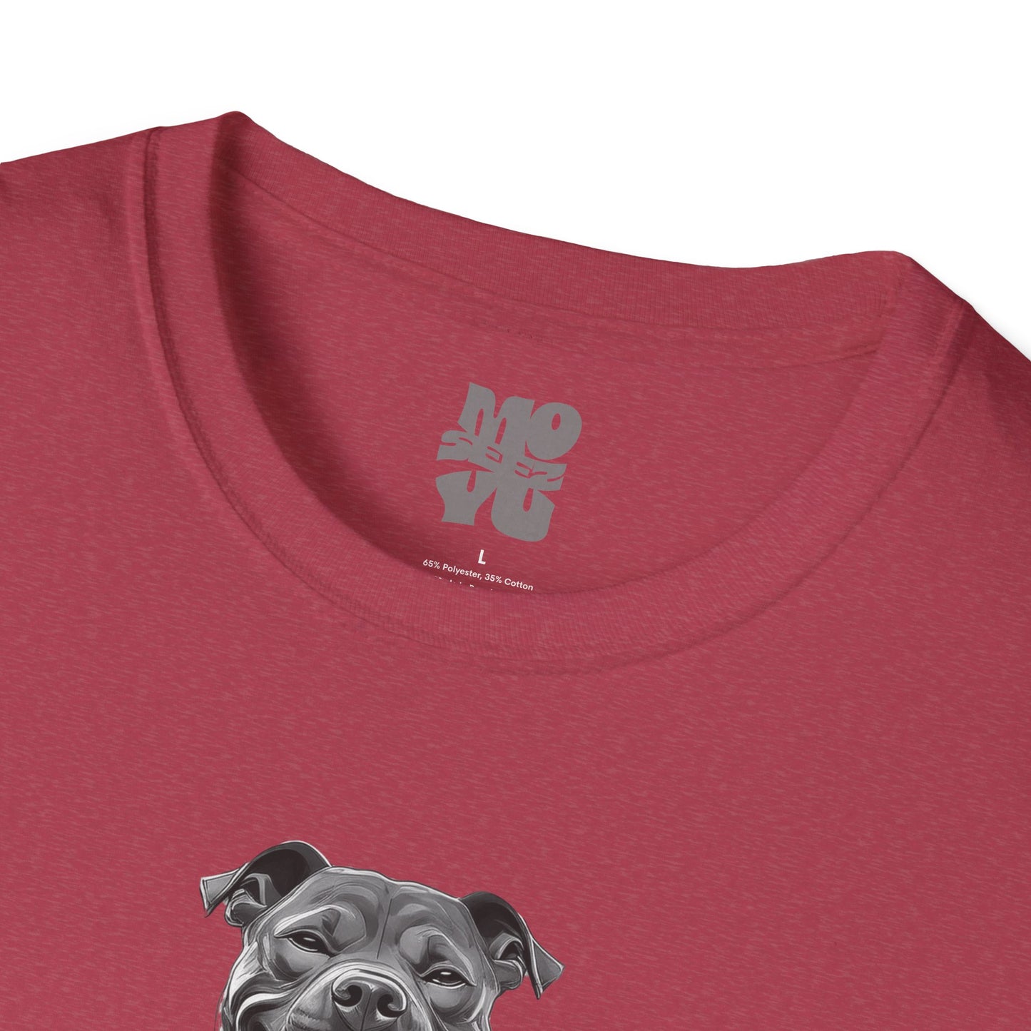 Rock Hound Dog on guitar - Unisex T-Shirt