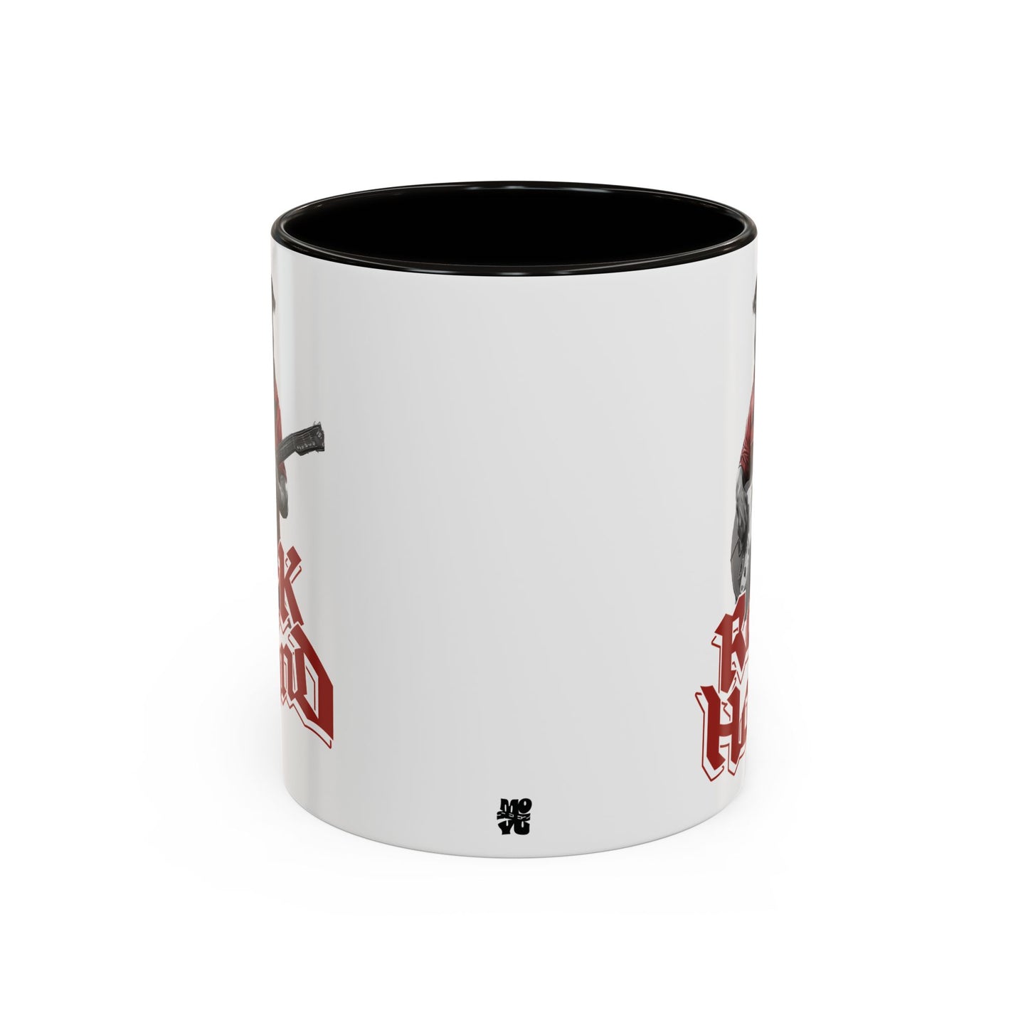 RockHound Dog on Guitar Ceramic Mug 11oz