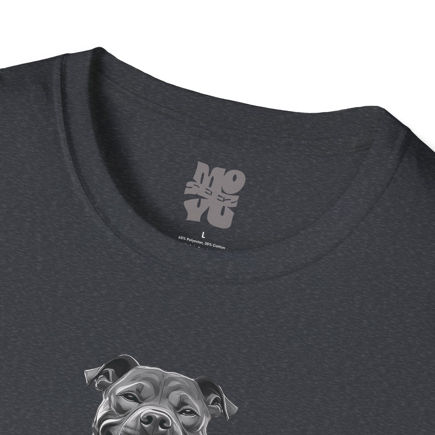 Rock Hound Dog on guitar - Unisex T-Shirt