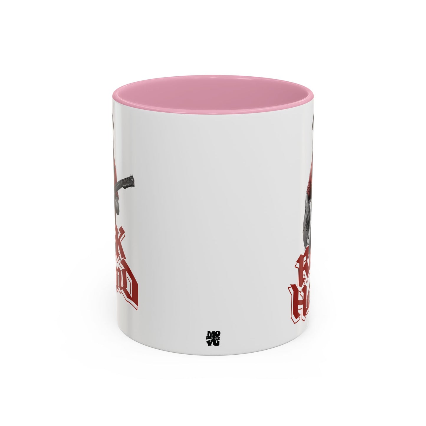 RockHound Dog on Guitar Ceramic Mug 11oz