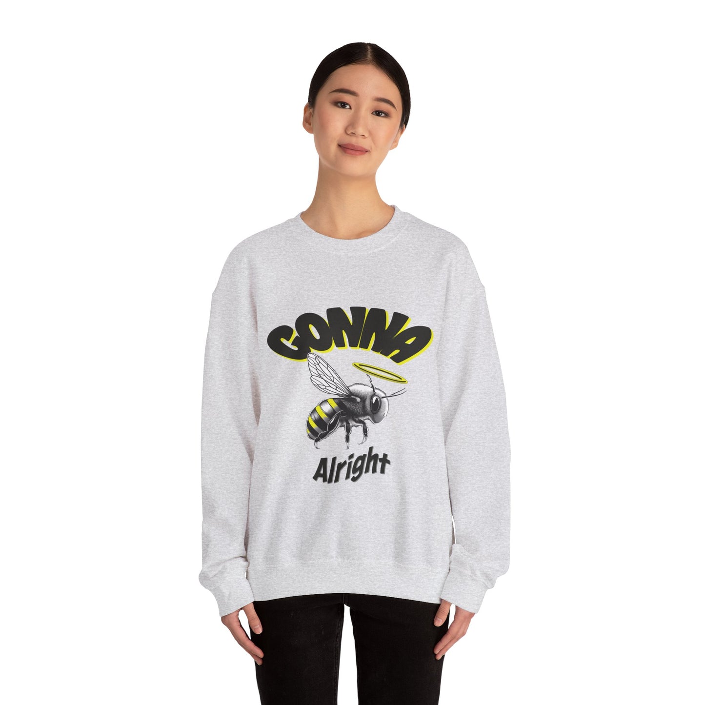 Gonna Bee Alright - Bee Unisex Crewneck Sweatshirt