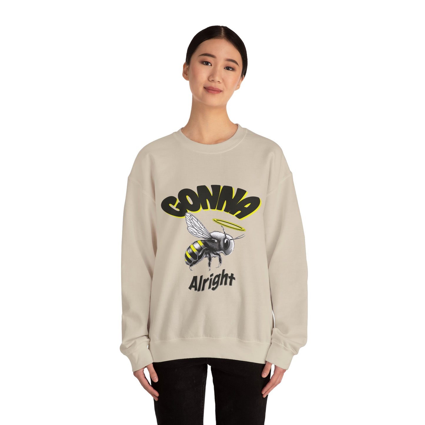 Gonna Bee Alright - Bee Unisex Crewneck Sweatshirt