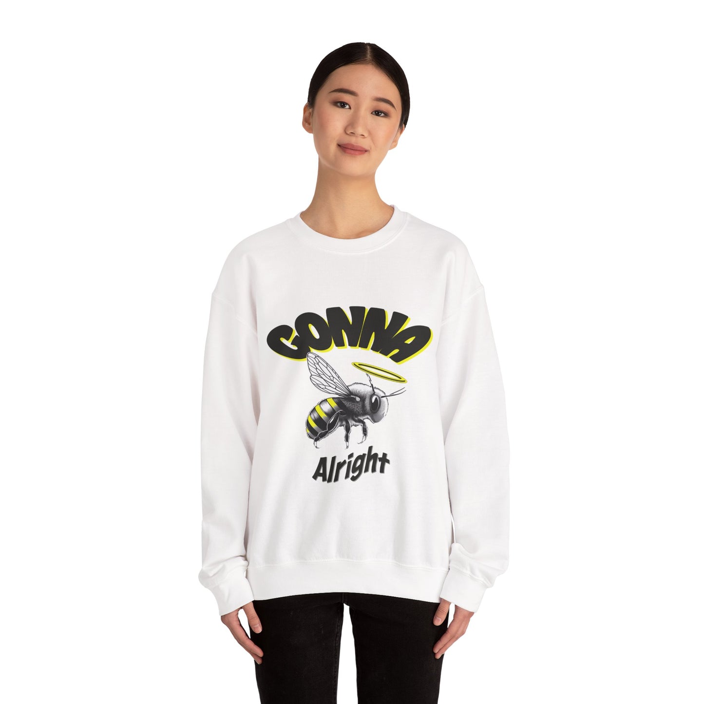 Gonna Bee Alright - Bee Unisex Crewneck Sweatshirt
