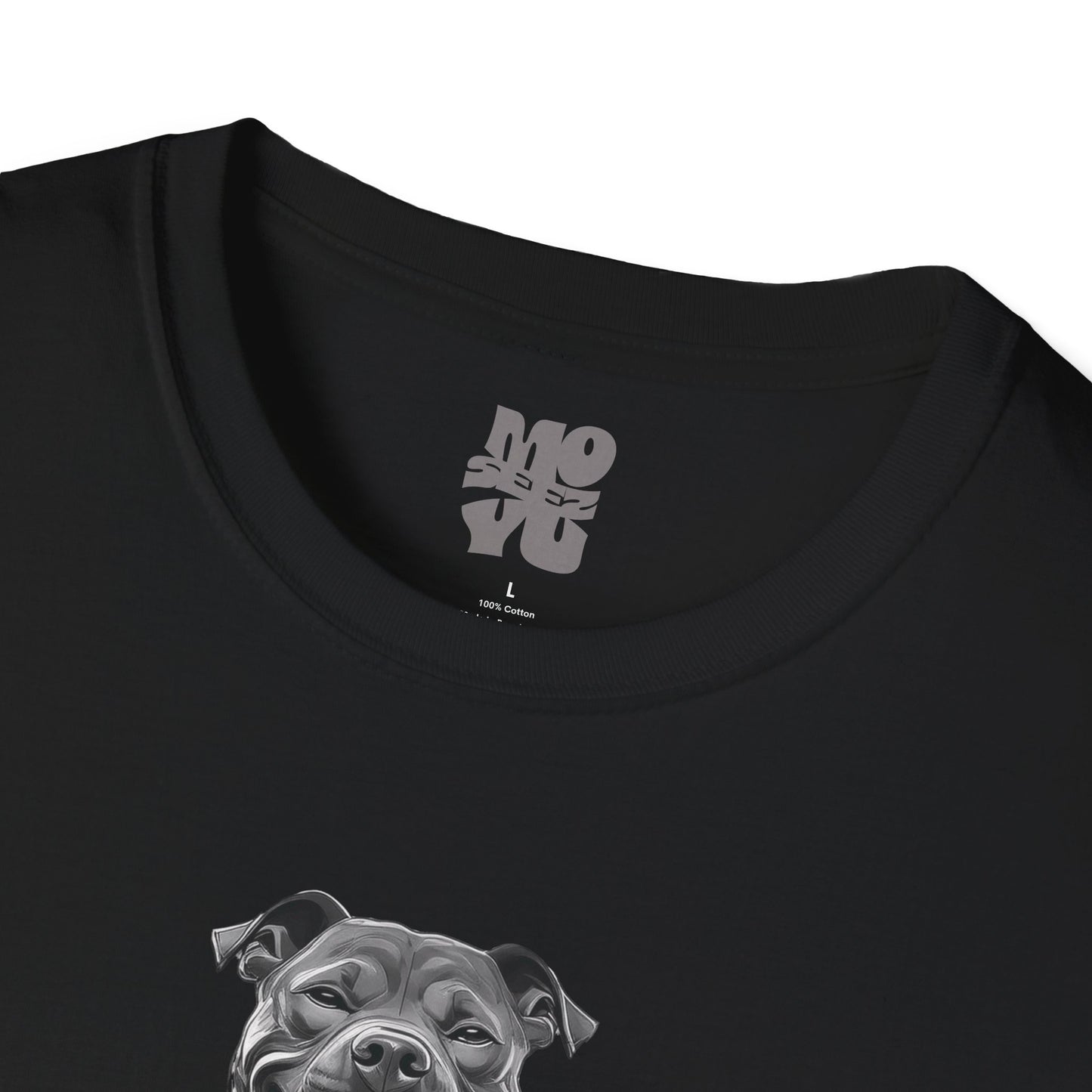 Rock Hound Dog on guitar - Unisex T-Shirt