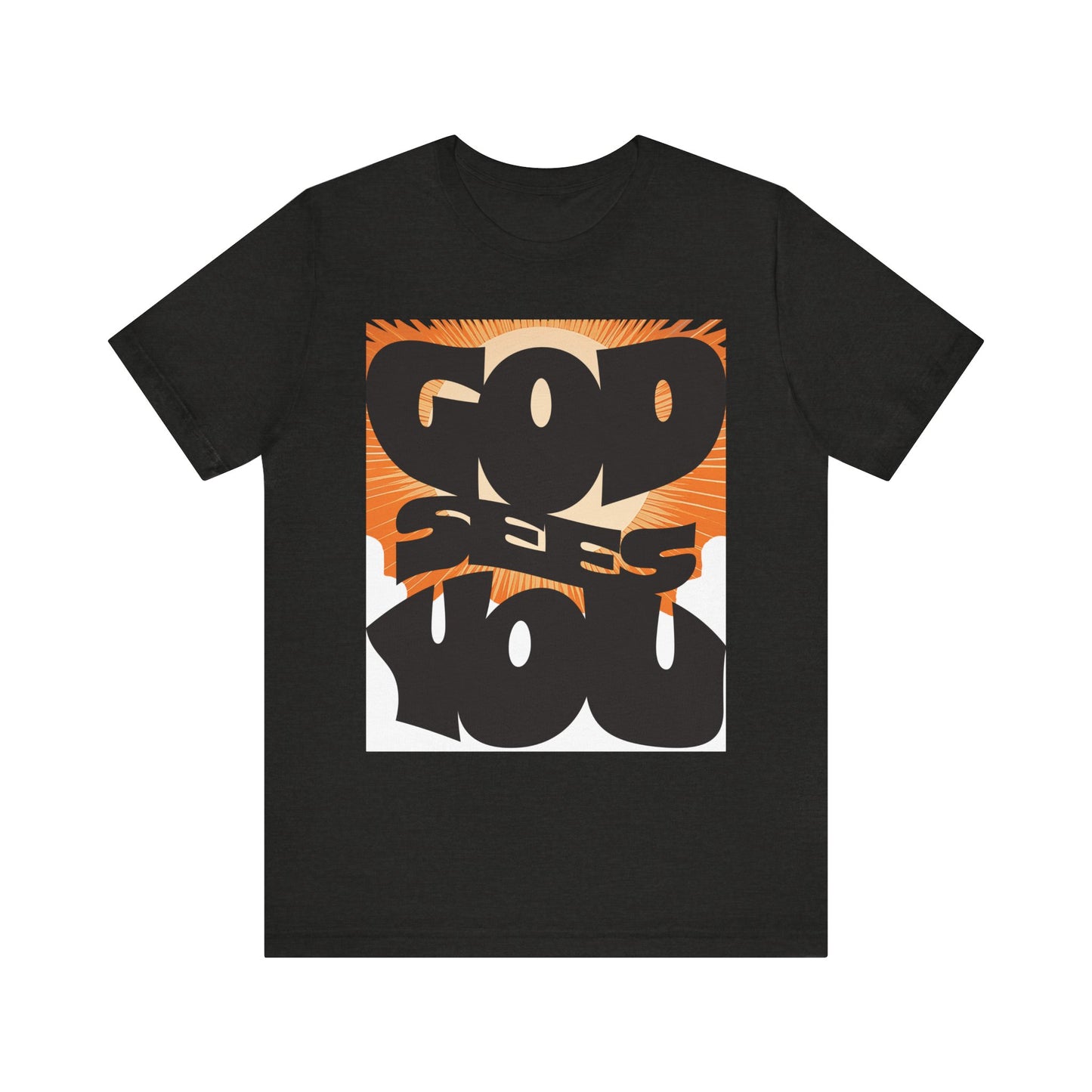 God Sees You Unisex Jersey Short Sleeve Tee