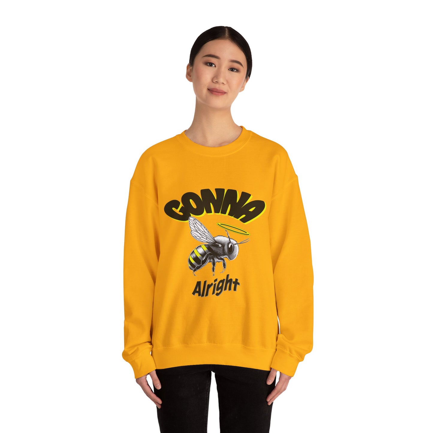 Gonna Bee Alright - Bee Unisex  Crewneck Sweatshirt